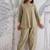 Olive Green Cotton Slub Co-Ord Set