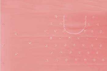 Pink sequin embroidered georgette designer saree 5