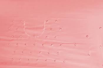 Pink sequin embroidered georgette designer saree 5