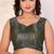 pista Jimmy Choo Ruffle Ready To Wear Saree with Unstitched Blouse