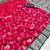 Pink soft silk blend saree with zari weaving meenakari design