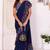 New Collection Georgette Ready To Wear Embroidery Ruffle Style Saree With Amazing Embroidery Blouse Piece