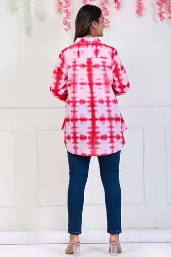 cotton mulmul tie n die shirts