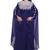 Luxurious Floor-Length Navy Blue Stitched Kaftan with Heavy Handwork Embroidery