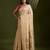 Cream Color With Resham Weaving Work Muga Cotton Paithani Saree 