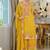 Yellwo SILK EMBROIDERY PARTY WEAR SALWAR SUITS 