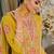Yellwo SILK EMBROIDERY PARTY WEAR SALWAR SUITS 