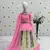 New Kediya Style Georgette Embroidery Work Pink Readymade Lehenga Choli