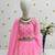 New Kediya Style Georgette Embroidery Work Pink Readymade Lehenga Choli