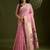 Pink Color With Resham Weaving Work Muga Cotton Paithani Saree 