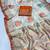 white dola silk blend saree 