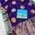purple dola silk blend saree 