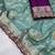 light aqua blue soft dola silk blend saree