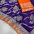 purple soft dola silk blend saree