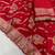 red soft dola silk blend saree