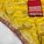 yellow soft dola silk blend saree
