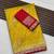 yellow soft dola silk blend saree