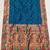 Sky blue silk blend saree with paithani weaved pallu and blouse