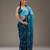 morpeach satin ombre pattern dual shade saree with unstitch blouse