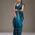 morpeach satin ombre pattern dual shade saree with unstitch blouse