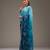 morpeach satin ombre pattern dual shade saree with unstitch blouse