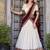 off white Zari Weaving Vichitra Silk Lehenga Choli