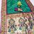 Sea green silk blend saree with paithani weaved pallu and blouse