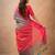 Grey tissue cotton handloom saree with unstitched blouse piece