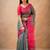 Grey tissue cotton handloom saree with unstitched blouse piece