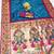Teal blue silk blend saree with paithani weaved pallu and blouse