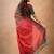 Purple tissue cotton handloom saree with unstitched blouse piece