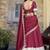 salmon  Zari Weaving Vichitra Silk Lehenga Choli