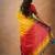 Yellow tissue cotton handloom saree with unstitched blouse piece