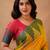 Yellow tissue cotton handloom saree with unstitched blouse piece