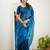 Morpeach tissue cotton handloom saree with unstitched blouse piece