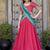 pink Zari Weaving Vichitra Silk Lehenga Choli 