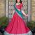 pink Zari Weaving Vichitra Silk Lehenga Choli 