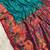 Sky blue banarasi silk blend saree with paithani weaved pallu and blouse