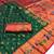Green silk blend saree with paithani weaved pallu and blouse
