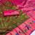 Mehendi silk blend saree with paithani weaved pallu and blouse