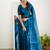 Morpeach tissue cotton handloom saree with unstitched blouse piece