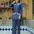 Sanjana hibis navy blue embroidered cotton co ord sets