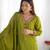 Green Designer Suit Set With Dupatta Stitched Kurti Set With Dupatta