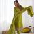 Green Designer Suit Set With Dupatta Stitched Kurti Set With Dupatta