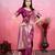 purple zari woven saree with motifs pallu