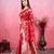 red zari woven all over motifs saree