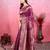 magenta zari weaving motifs saree with woven pallu