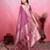 magenta zari weaving motifs saree with woven pallu