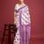 magenta all-over jacquard work saree 