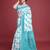 navy blue all-over jacquard work saree 